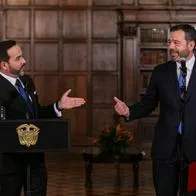 Abelardo de la Espriella y Carlos Fernando Galán