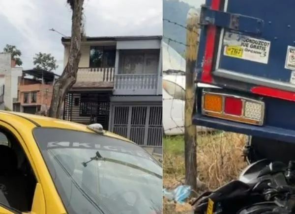 Accidente entre moto y taxi dejó un herido en Ibagué