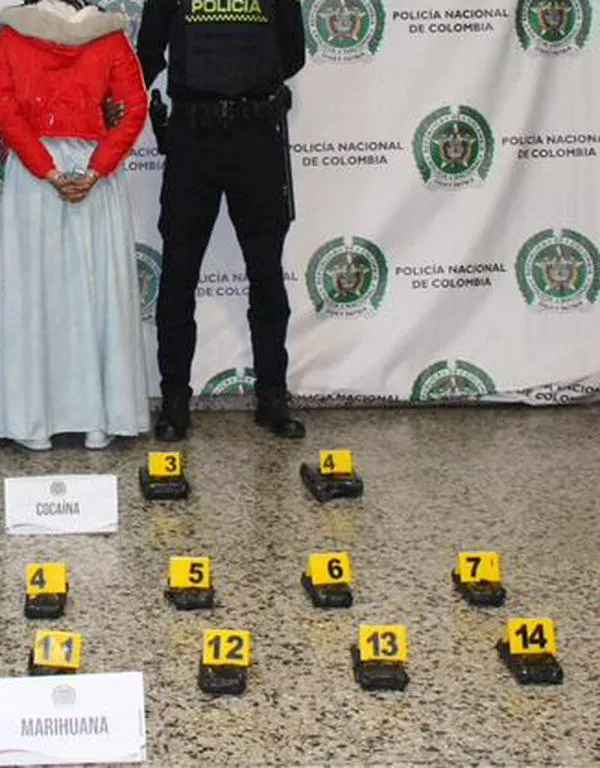 Caen dos mujeres con casi 10 kilos de cocaína y marihuana adheridos al cuerpo en El Dorado