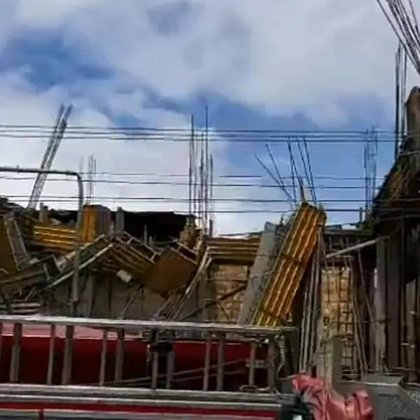 Estructura caída en Bogotá