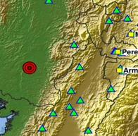 Segundo temblor hoy en Colombia: fuerte magnitud en Chocó