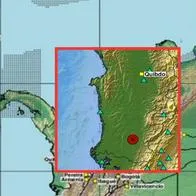 Temblor en Colombia de magnitud 3.8 en Istmina (Chocó) esta madrugada