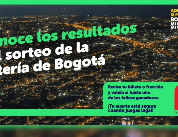 Número ganador y premios secos de la Lotería de Bogotá: revisa los resultados del sorteo del jueves 27 de agosto 