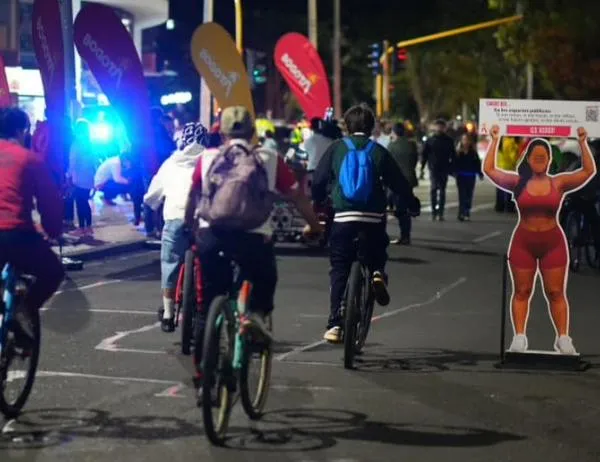 Ciclovía Nocturna cerró con más de 2 millones de trayectos en Bogotá y espacios seguros para las mujeres 