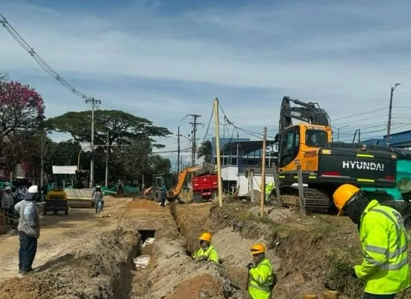 Así va la pavimentación de la avenida Ambalá en el Salado