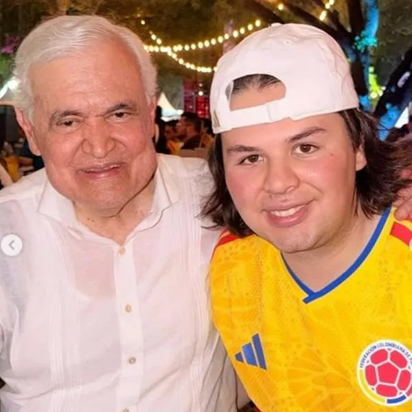 Jorge Barón y su hijo
