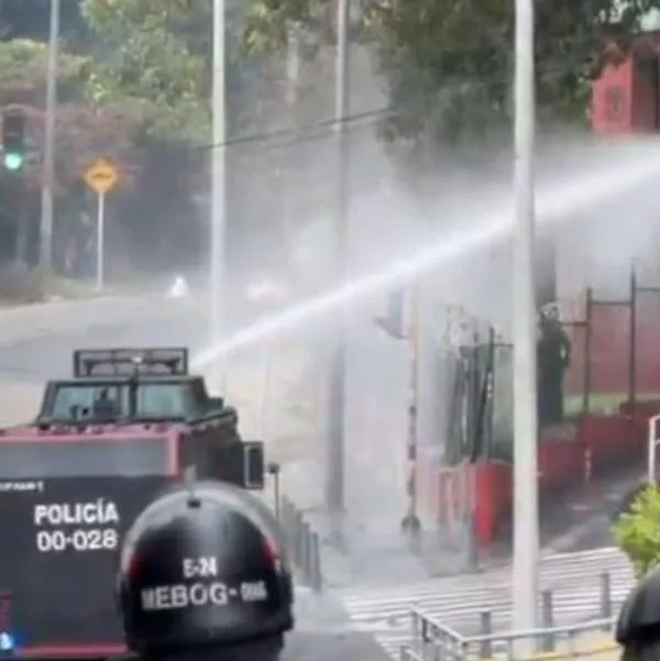 Disturbios en la Universidad Distrital de la avenida Circunvalar, en Bogotá