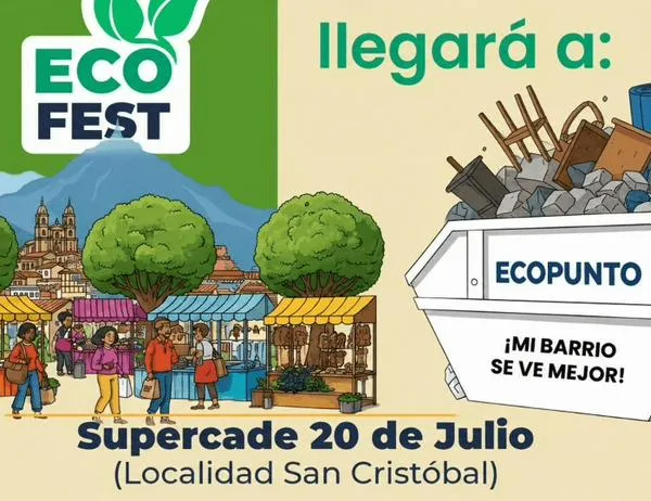 EcoFest llega a la localidad de San Cristóbal, al suroriente de Bogotá, este jueves 3 de septiembre 