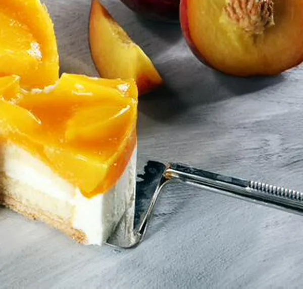 Receta: cheesecake de durazno cremoso 