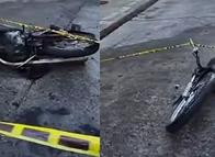 Le quemaron la moto a dos ladrones en Ibagué