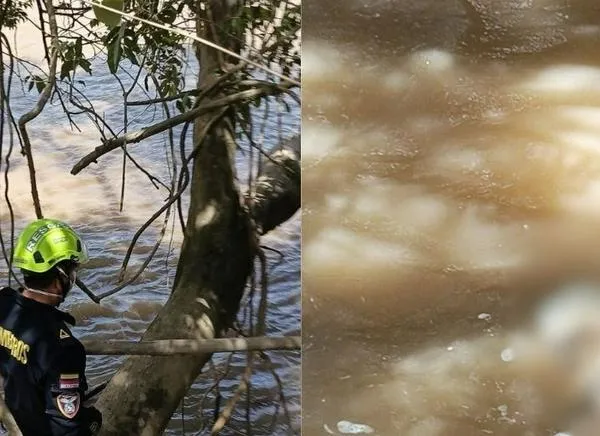 Creyeron ver un cuerpo en el río Saldaña, pero era la piel de una res