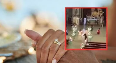 Pareja se casó con iglesia inundada en Filipinas, donde lluvias dejan muertos
