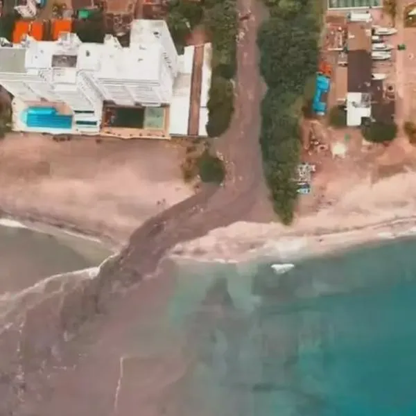 Contaminación en bahía de Santa Marta: río de basuras desemboca en el mar Caribe