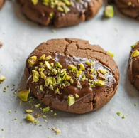 Galletas de pistacho y chocolate listas en 30 minutos