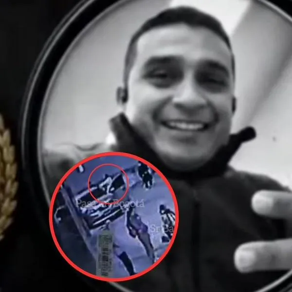 Él era Edilberto Pinilla, intendente de la Sijín asesinado en Bogotá. Aparecieron imágenes del momento en el que atentaron contra su vida