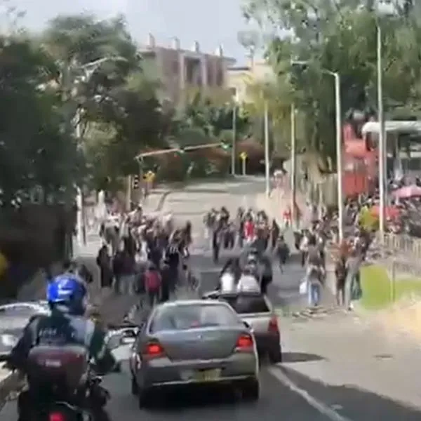 Bloqueos en Bogotá 