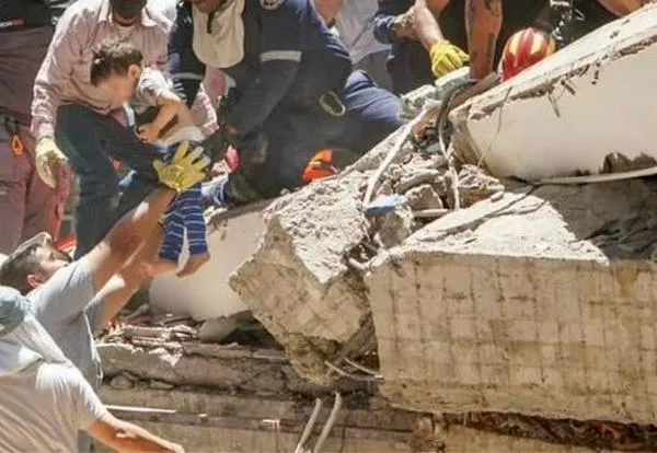 Historia de un milagro: rescate del pequeño Maxi de las ruinas del edificio Cantabria