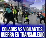 Transmilenio como un campo de batalla: más de 356 vigilantes han sido agredidos