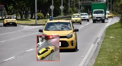 Taxista en Medellín no quiso esperar, pisó a recolector de basura y se voló