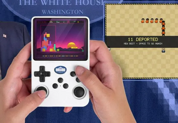 Tetris y Snake MAGA… cuando Trump convierte la persecución de los migrantes en un videojuego
