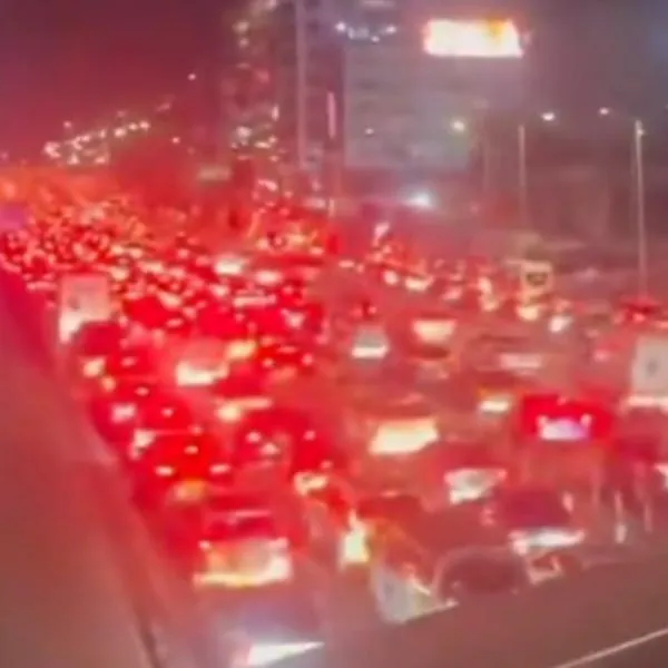 Trancón en Bogotá