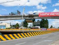 En fotos: así quedó el puente ferroviario del Metro ubicado en la avenida Caracas con calle 26  