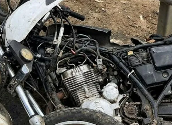 Motociclista perdió el control y chocó cerca de Gualanday