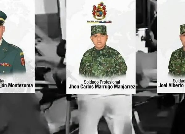 Estos son los tres militares asesinados por el ELN