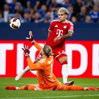 Luis Díaz falló gol con Bayern Múnich ante Schalke y recibió críticas: video acá
