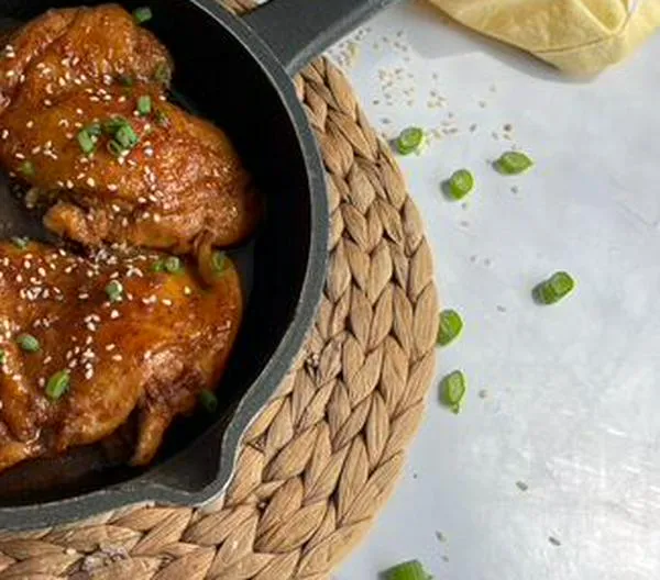 Receta de muslos de pollo en salsa teriyaki casera