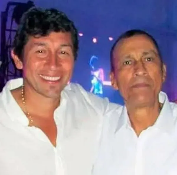 Jorge Bermúdez y su padre