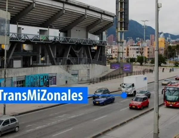 ¡Pilas! Hay desvíos de rutas TransMiZonales por el partido Santa Fe vs. Vasco da Gama en El Campín, hoy 8 de septiembre 