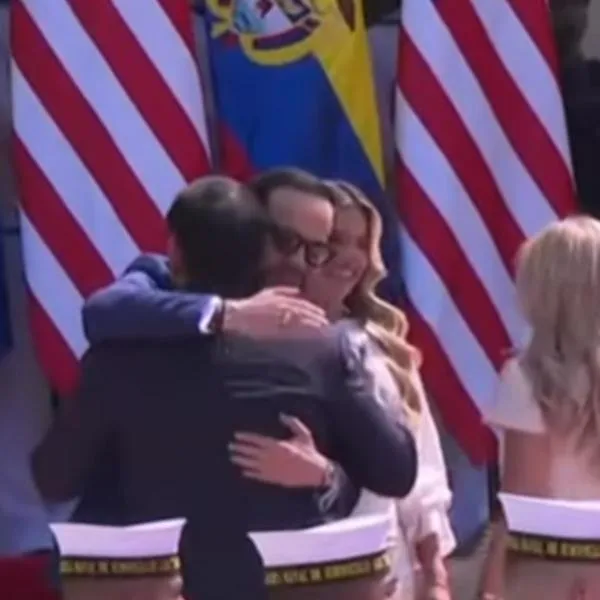 Video hoy: así fue saludo de Abelardo de la Espriella y Marco Rubio