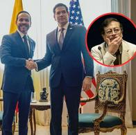 Marco Rubio criticó gobierno de Gustavo Petro luego de reunión con Abelardo de la Espriella en Colombia