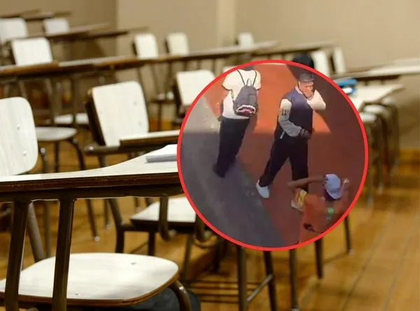 Video estudiante con un arma en un colegio de Medellín revela qué pasó