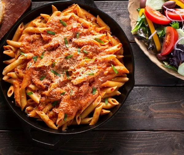 Pasta cremosa de pimentones rostizados: receta fácil y deliciosa