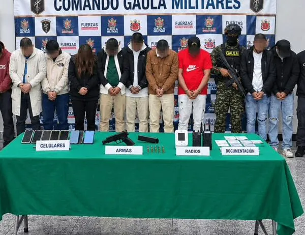 Caen ‘Los Pinchallantas’, banda señalada de cometer secuestros y hurtos en vías de acceso a Bogotá 