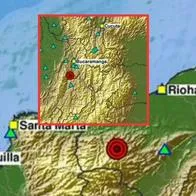 Temblores en Riohacha (2.4) y Los Santos - Santander (3.5) en noche del 090920