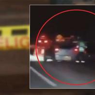 Momento en el que hallan a una mujer y a una niña sin vida dentro de un carro en la vía al Llano