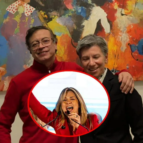 Gustavo Petro, Claudia López y Vicky Dávila