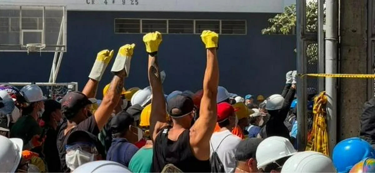 7:34 a. m., crónica de una mañana marcada por el miedo, los escombros y la solidaridad