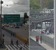 Afectación a la Movilidad en Bogotá por cuenta de manifestaciones en la calle 26 y la avenida NQS