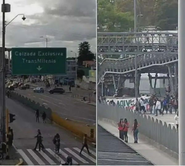 Afectación a la Movilidad en Bogotá por cuenta de manifestaciones en la calle 26 y la avenida NQS