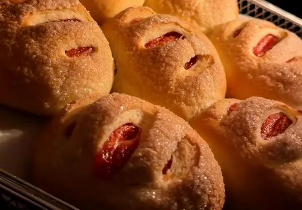 Pan pera relleno de bocadillo, la receta casera paso a paso