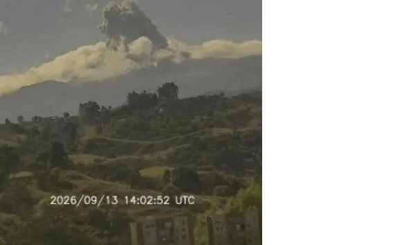 SGC registra siete emisiones de ceniza del volcán Puracé: continúa en alerta naranja