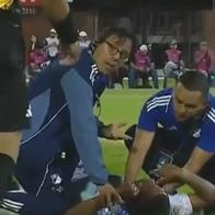 Samuel Martín, de Millonarios, salió en ambulancia en juego contra Cúcuta Deportivo por Liga Betplay