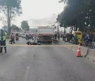 Grave accidente en Bogotá: motociclista murió tras chocar con una volqueta en Fontibón