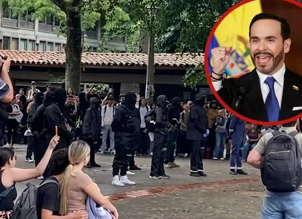 ¡Le respondieron! Encapuchados desafían a De la Espriella