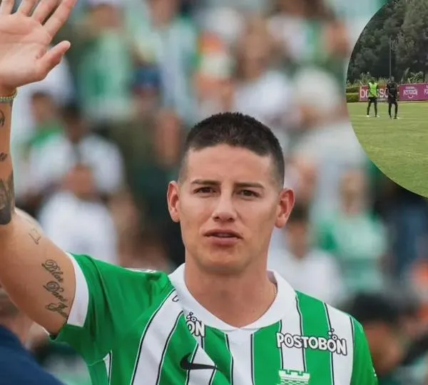 James Rodríguez ya hace magia en Atlético Nacional; vea su asistencia para un golazo