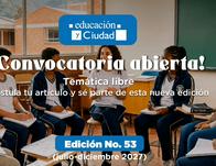 ¡Postula tu artículo! IDEP Bogotá abre convocatoria edición 53 de la revista 